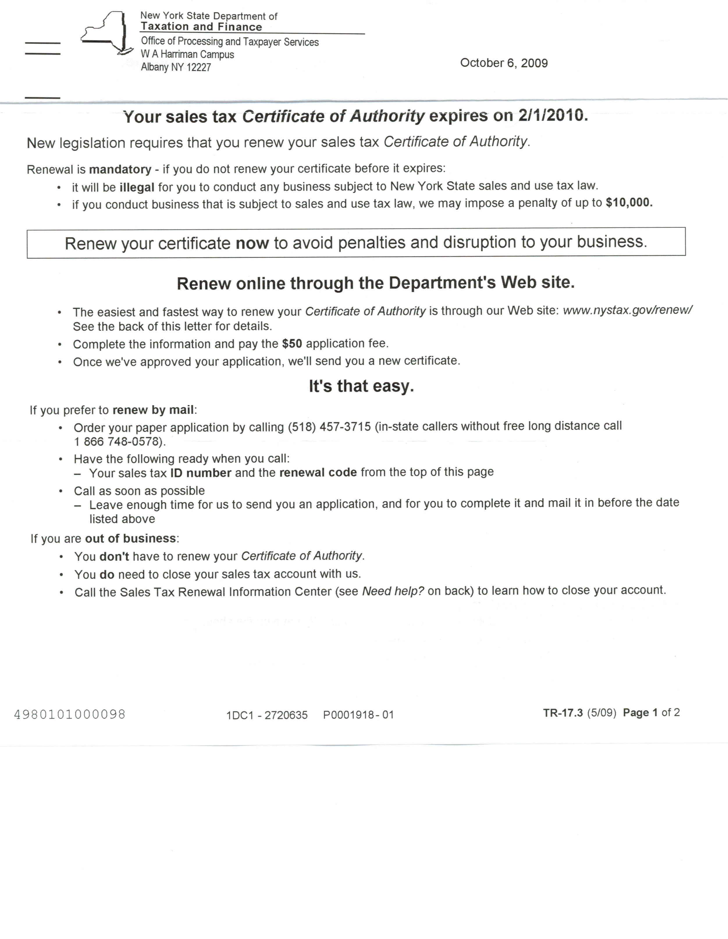 how to get a sales tax id in ny